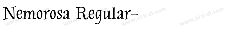 Nemorosa Regular字体转换
